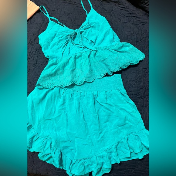 COPY - Love & Piece women/juniors short set. Size L - Picture 5 of 5